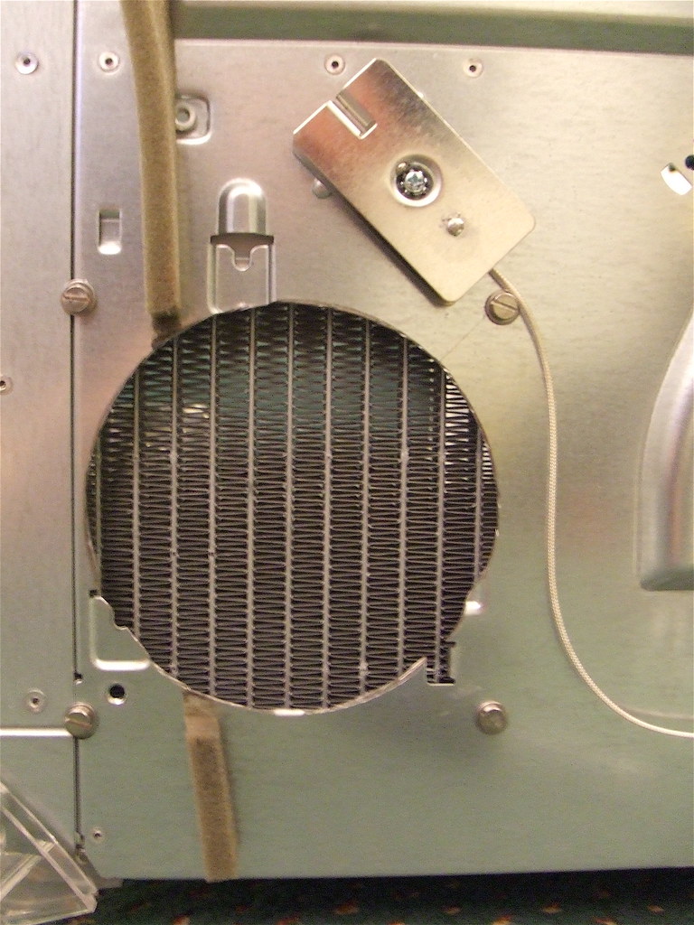 Through the radiator